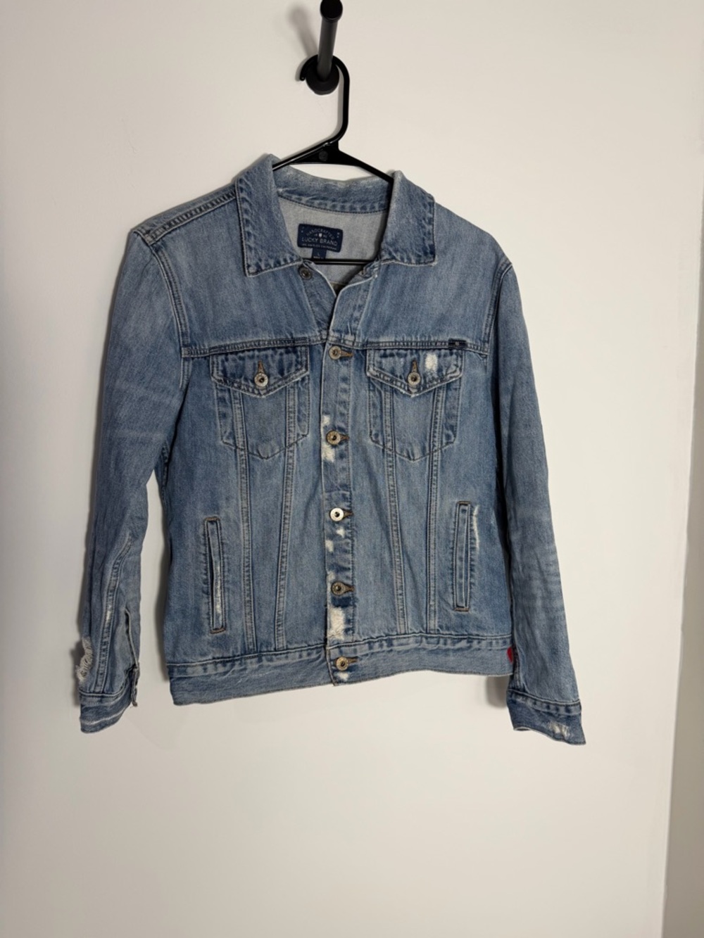 Lucky Brand Light Wash Denim Jacket - Classic Trucker Style